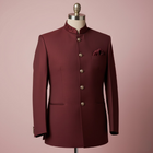 Deep Maroon Bandhgala for Men – Elegant Designer Jacket for Weddings & Celebrations