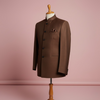 Classic Brown Bandhgala for Men – Elegant Formal & Wedding Wear | Royal Ethnic Jacket