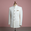 Cream Bandhgala for Men – Elegant Wedding & Festive Wear Designer Jacket