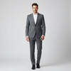 Charcoal Grey Slim Fit Men's Suit – Classic Two-Piece Formal Business Suit