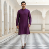 Deep Purple Kurta Pajama for Men – Premium Ethnic Wear for Weddings & Festive Occasions