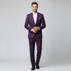Purple Slim Fit Men's Suit – Stylish Two-Piece Formal & Wedding Attire
