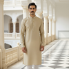 Subtle Gold Kurta Pajama for Men – Classic Festive & Wedding Ethnic Wear