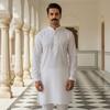 White Kurta Pajama  – Elegant Traditional Outfit for Men